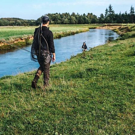 Autentisk Campinghytte Tarm Exteriör bild